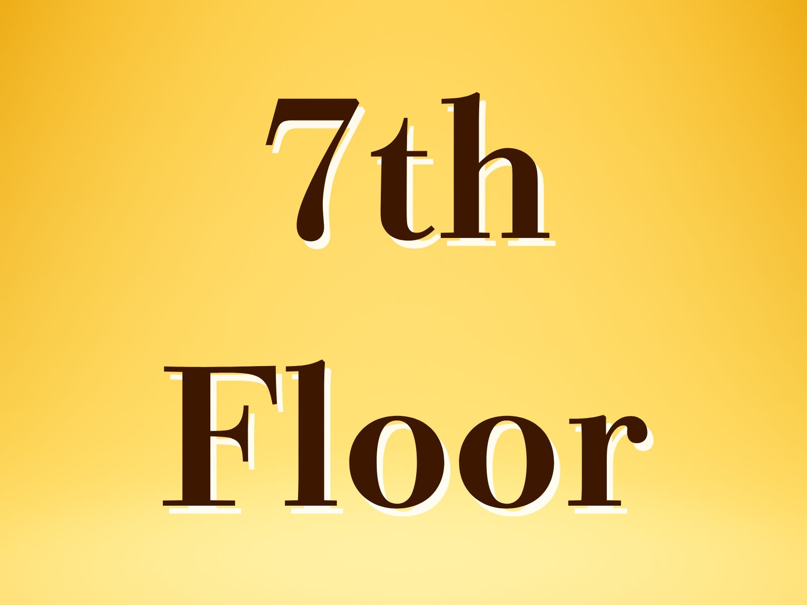 TRADER 7F Store interior