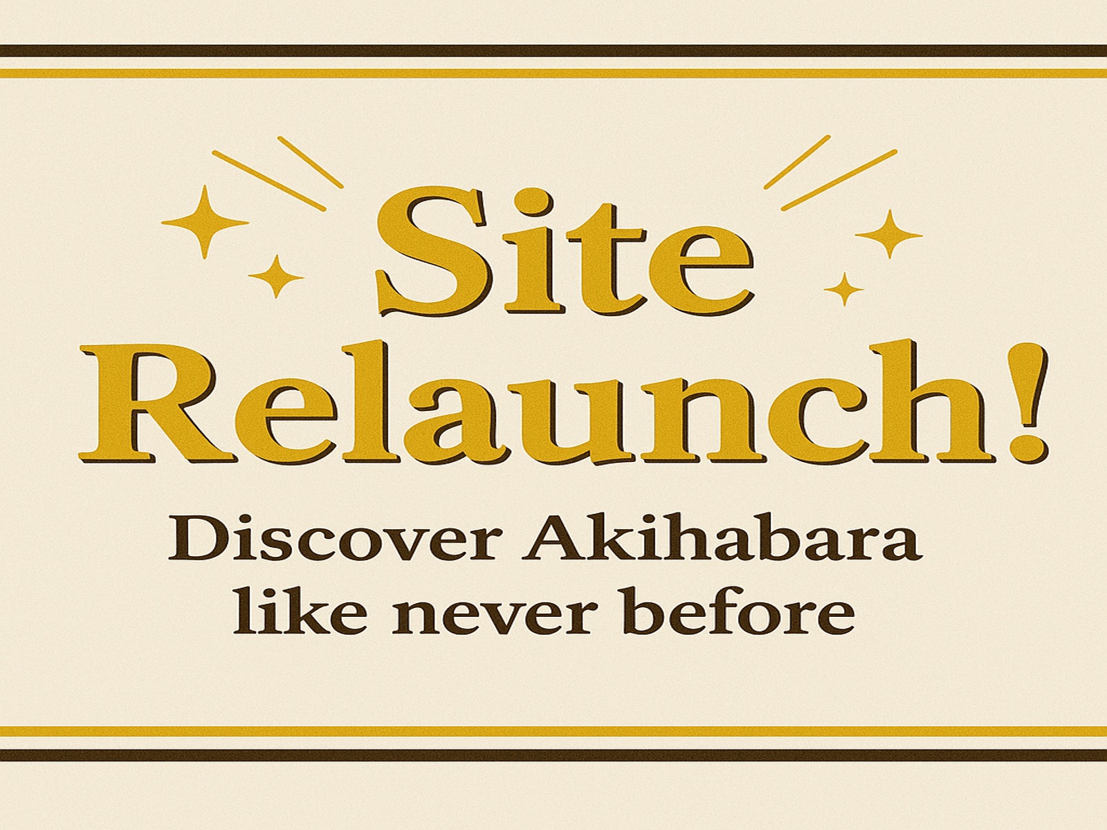 Website Relaunch Announcement